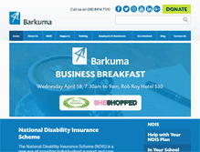 Tablet Screenshot of barkuma.com.au